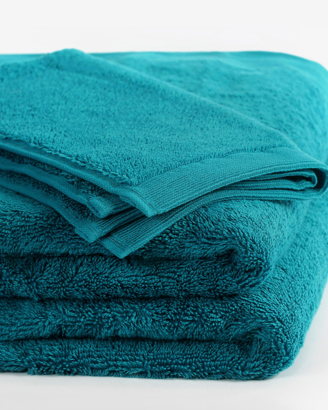 Modalový uterák/osuška s prírodným vláknom - azúrový