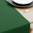 Behúň na stôl 100% bavlnené plátno - tmavo zelený