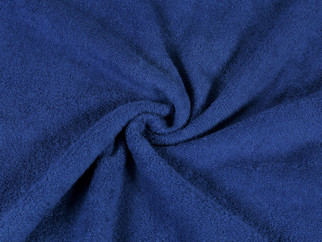 Froté kráľovsky modré obojstranné, metráž š. 150 cm