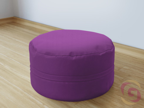 Bavlnený sedacie bobek fialový - detail 2
