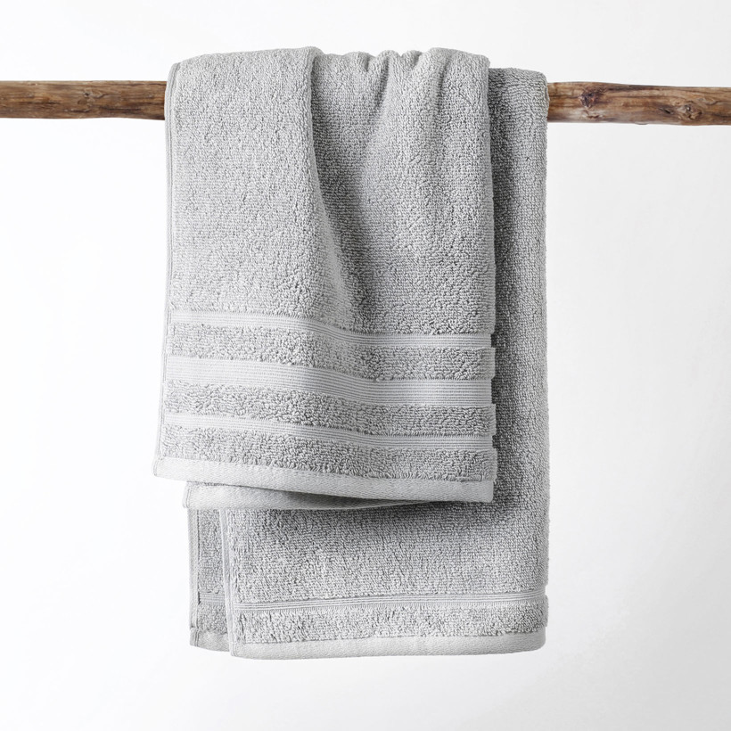 Hebký uterák z organickej bavlny - sivý