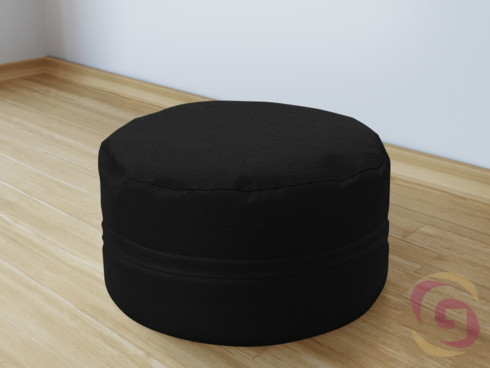Dekoračný sedacie bobek - čierny
