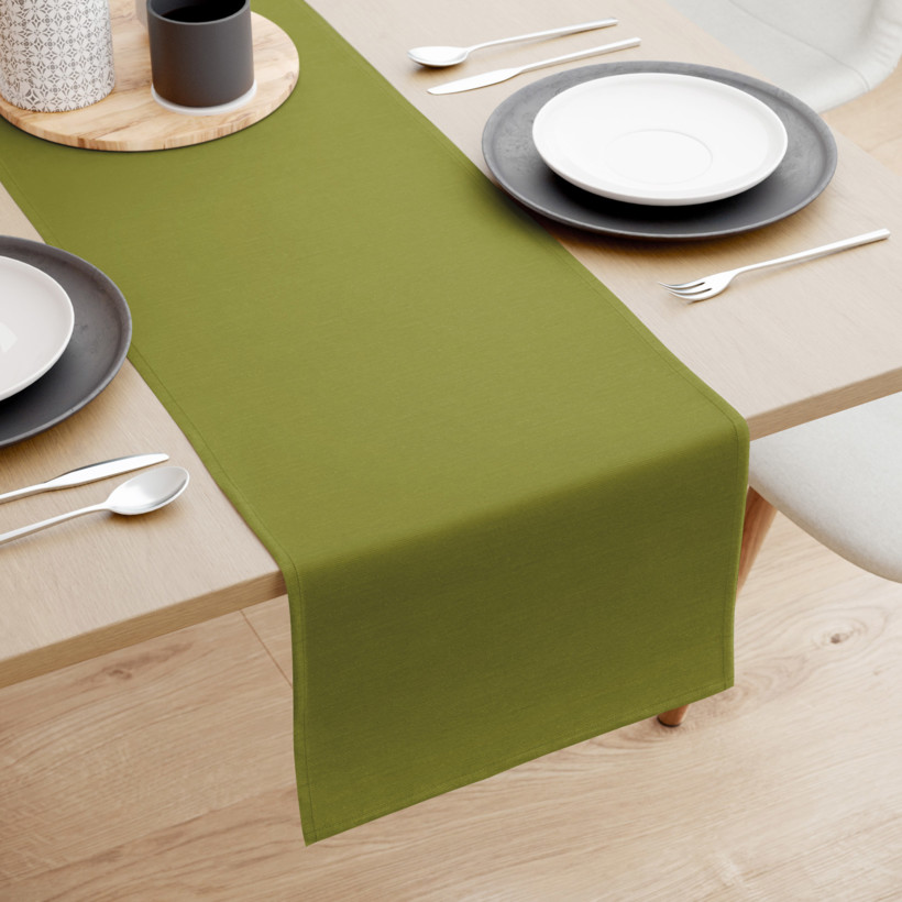 Behúň na stôl Loneta - olivový