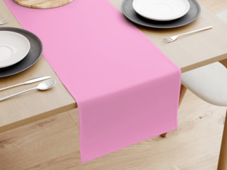 Bavlnený behúň na stôl - ružový