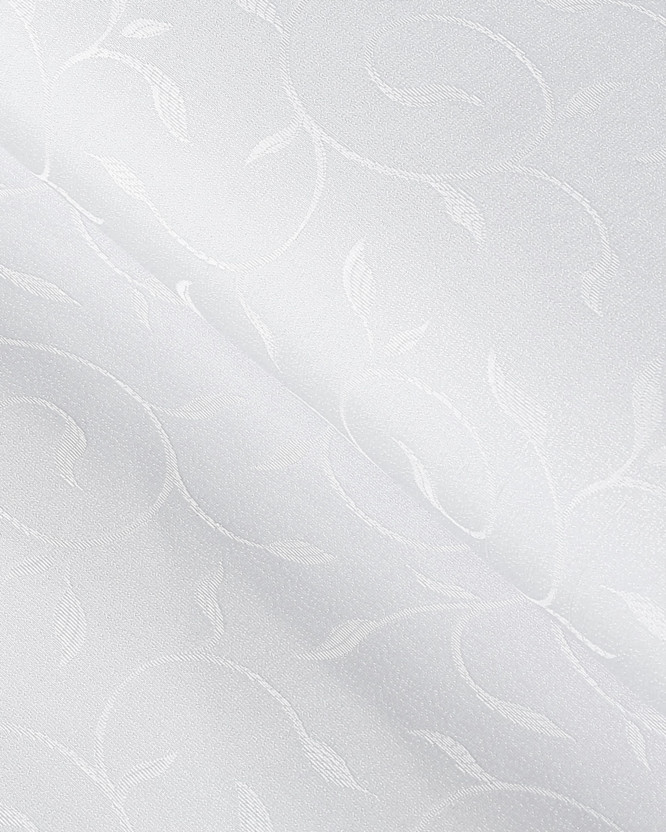 Teflónová látka na obrusy - biela s velkými ornamentami