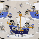 Bavlnené plátno Simona - vzor 573 piráti - metráž š. 160 cm