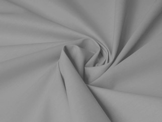 Bavlnená jednofarebná látka - plátno SUZY SIVÁ metráž - šířka 145 cm