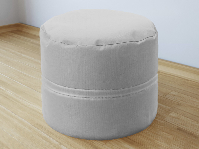 Bavlnený sedacie bobek 50x40 cm - svetlo sivý