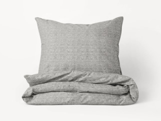 Flanelové posteľné obliečky - vzor 811 drobné tvary na sivom