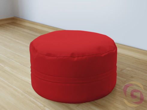 Bavlnený sedacie bobek červený - detail 2