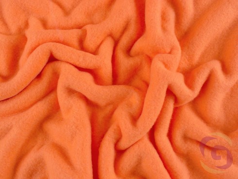 Polar fleece antipilling - oranžový
