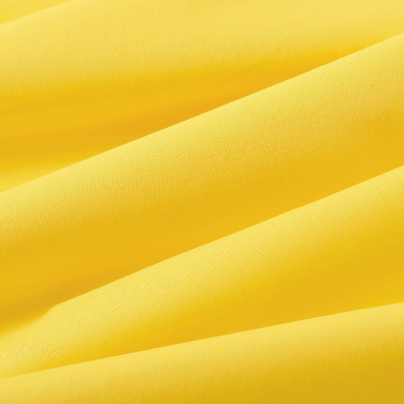 Okrúhly obrus 100% bavlnené plátno - žltý