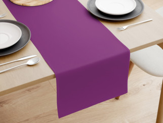 Bavlnený behúň na stôl - fialový
