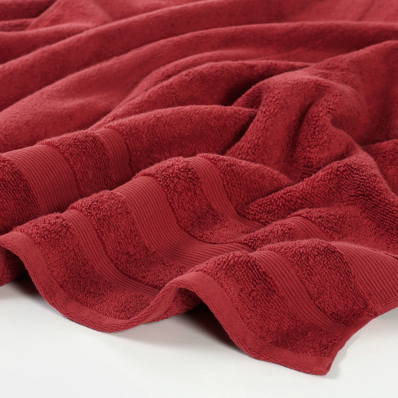 Hebký uterák z organickej bavlny - červený