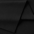 Oválny obrus 100% bavlnené plátno - čierny