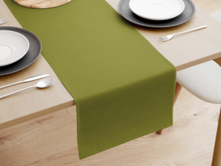 Dekoračný behúň na stôl LONETA - olivový
