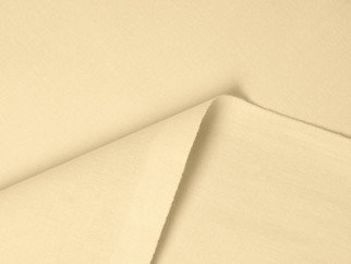 Bavlnená jednofarebná látka - plátno SUZY BÉŽOVÁ - šířka 145cm