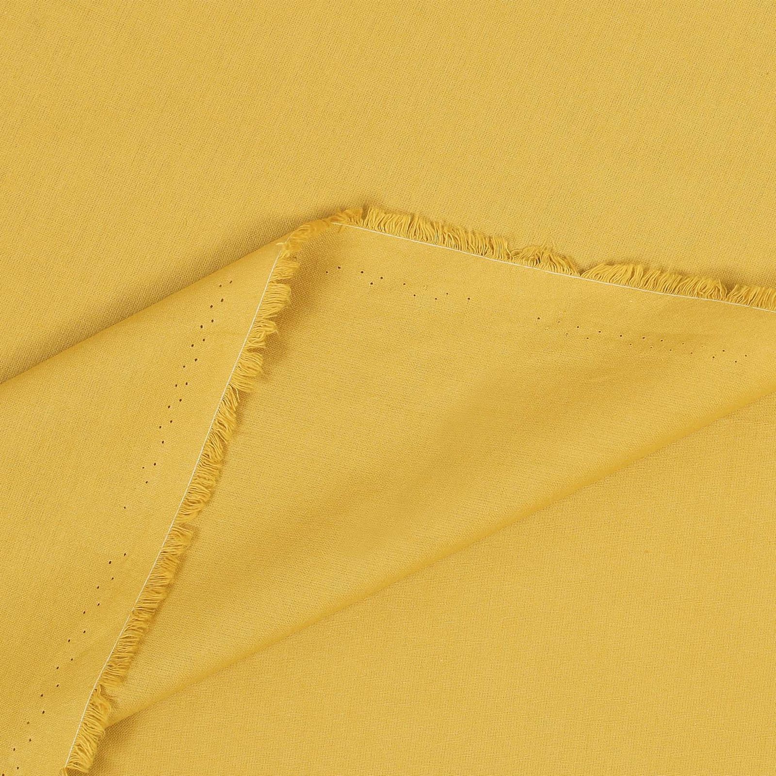 Bavlnená jednofarebná látka - plátno Suzy - medovo žltá