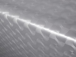 PVC obrusovina s textilným podkladom - imitácia chromu - metráž š. 140 cm