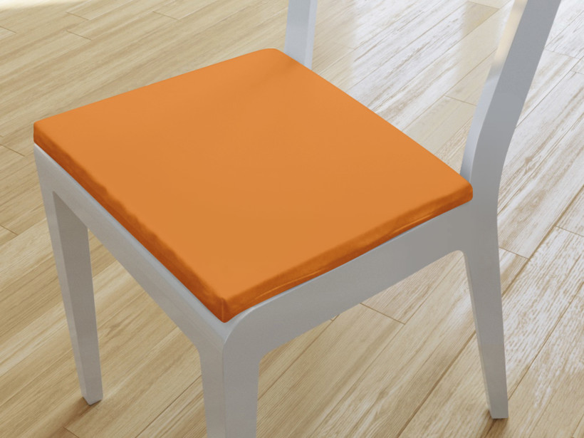 Podsedák 100% bavlnené plátno 38x38 cm - oranžový