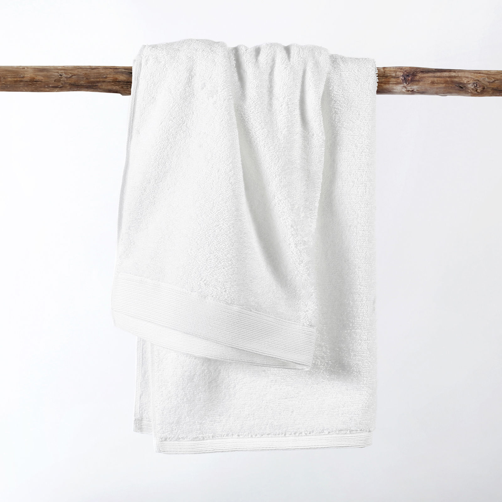 Modalový uterák/osuška s prírodným vláknom - biely