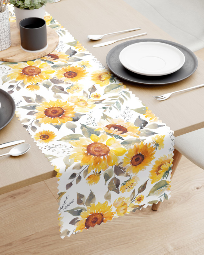 Behúň na stôl teflónový - kvety slnečnice