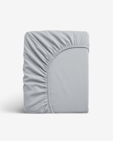 Jersey elastická plachta - sivá