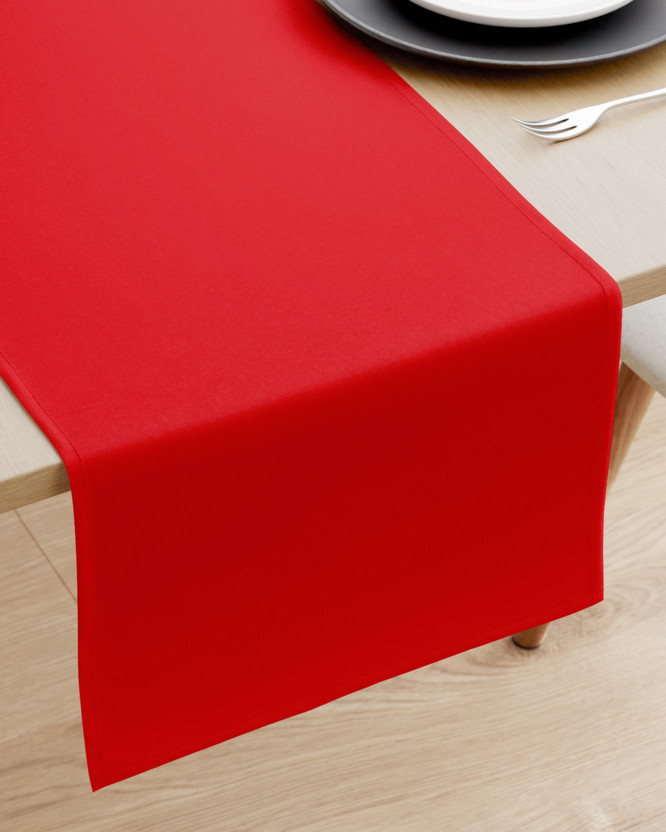 Behúň na stôl 100% bavlnené plátno - červený