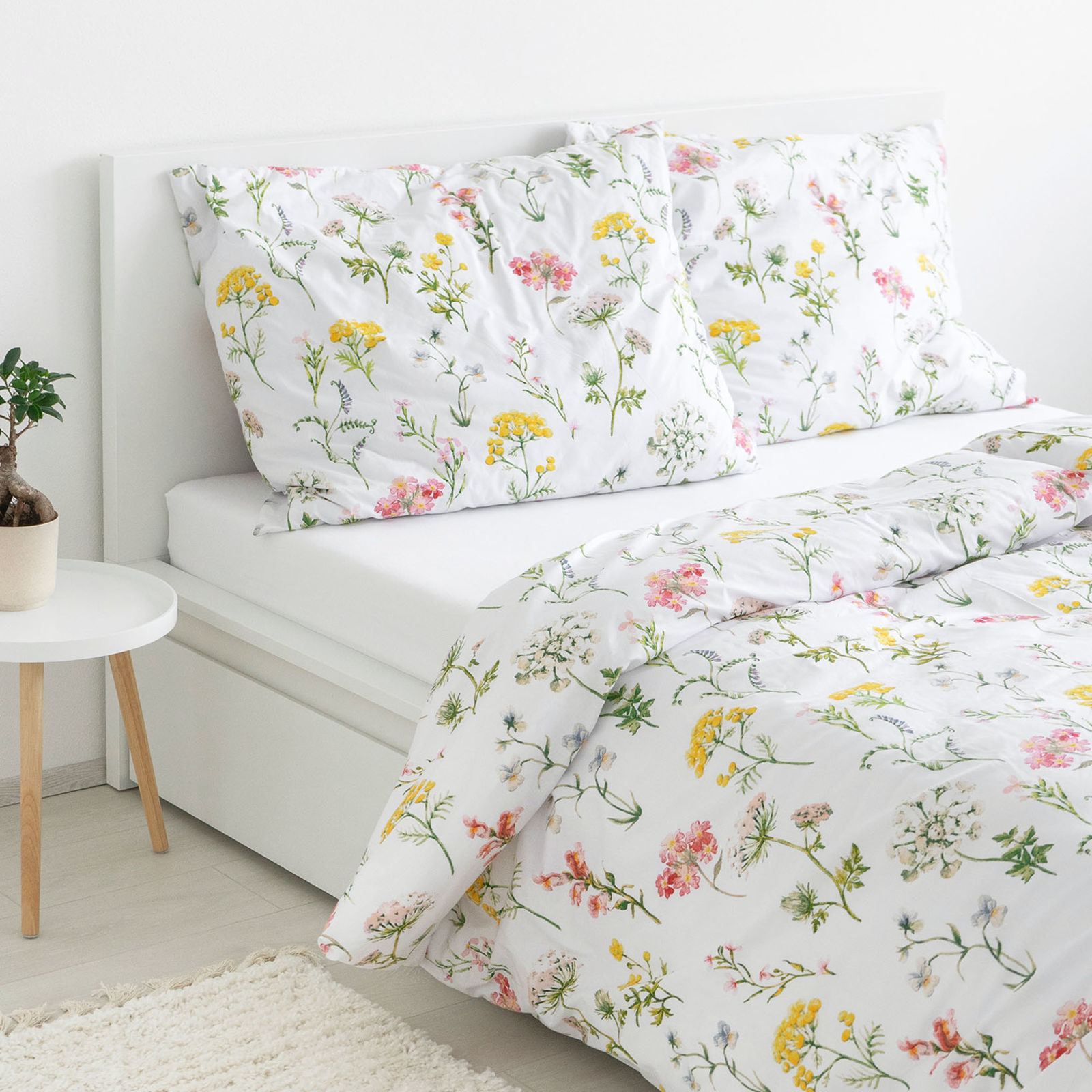 Bavlnené posteľné obliečky - kvitnúca lúka