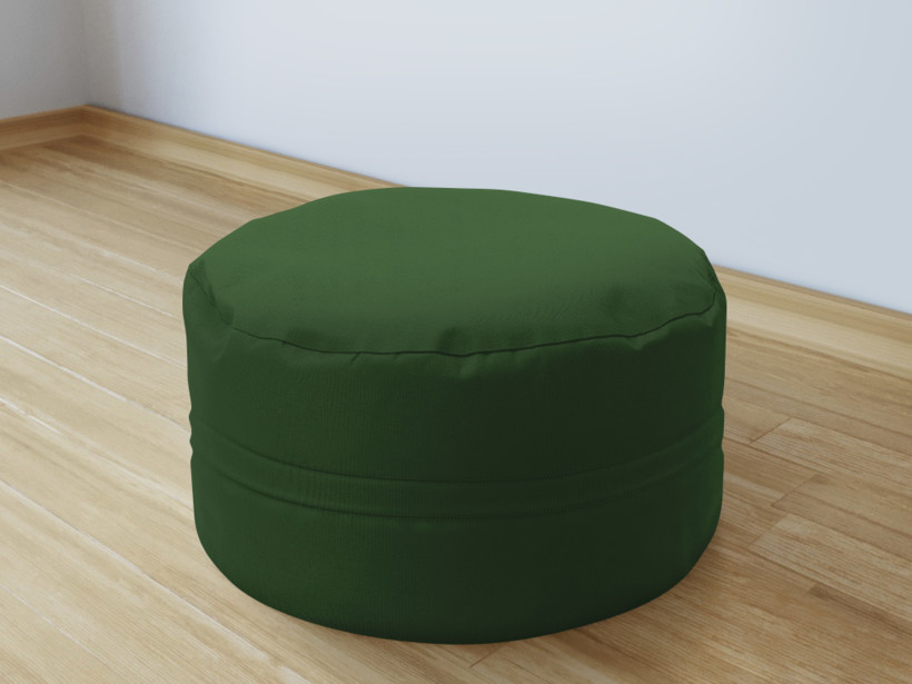 Bavlnený sedacie bobek 50x20 cm - tmavo zelený starý