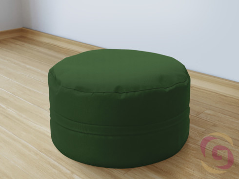 Bavlnený sedacie bobek tmavo zelený - detail 2
