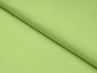 Bavlnená jednofarebná látka - plátno SUZY - zelená - šírka 142 cm