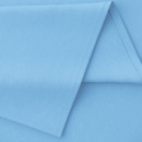 Oválny obrus 100% bavlnené plátno - nebesky modrý