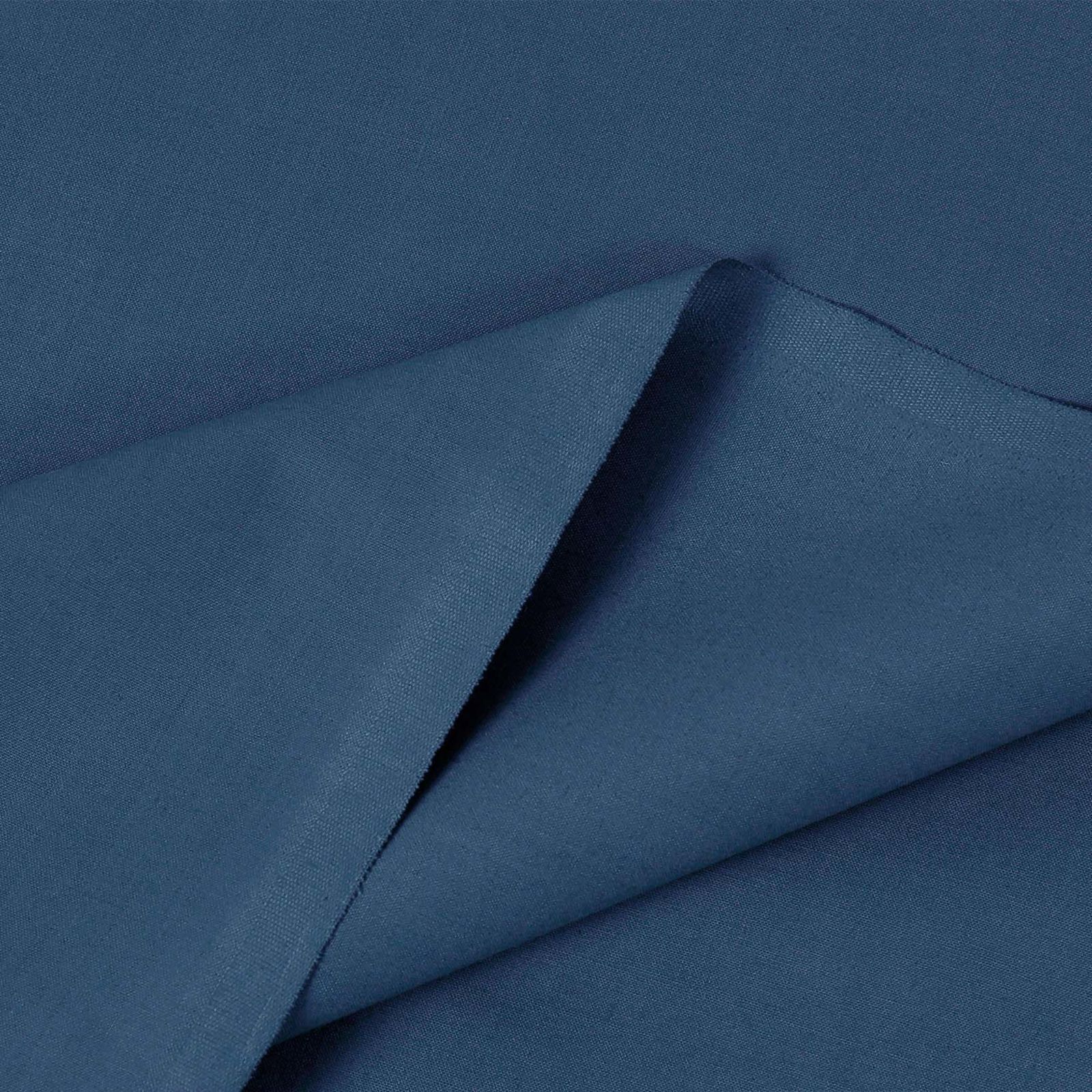 Bavlnená jednofarebná látka - plátno Suzy - námornícka modrá