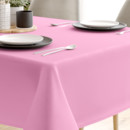 Hranatý obrus 100% bavlnené plátno - ružový
