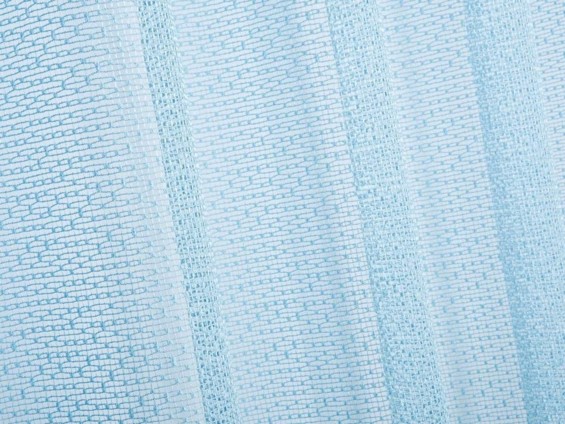 Žakárová záclona vzor 004 blankytne modrá sieť - metráž
