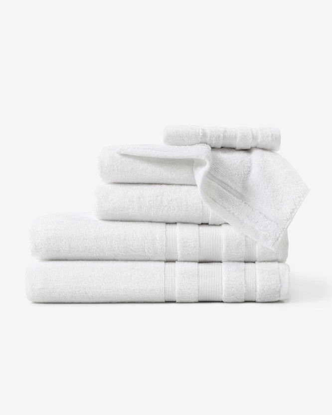 Hebký uterák z organickej bavlny - biely