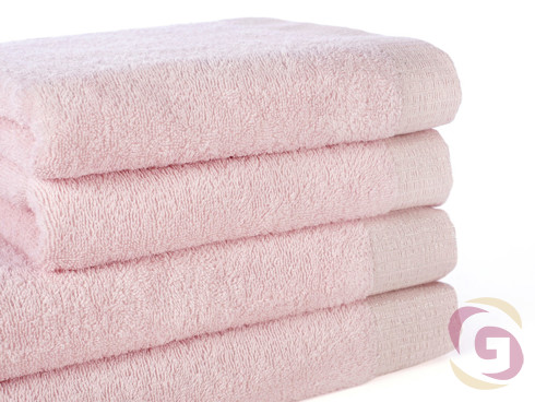 Froté uterák / osuška ružový - detail 1