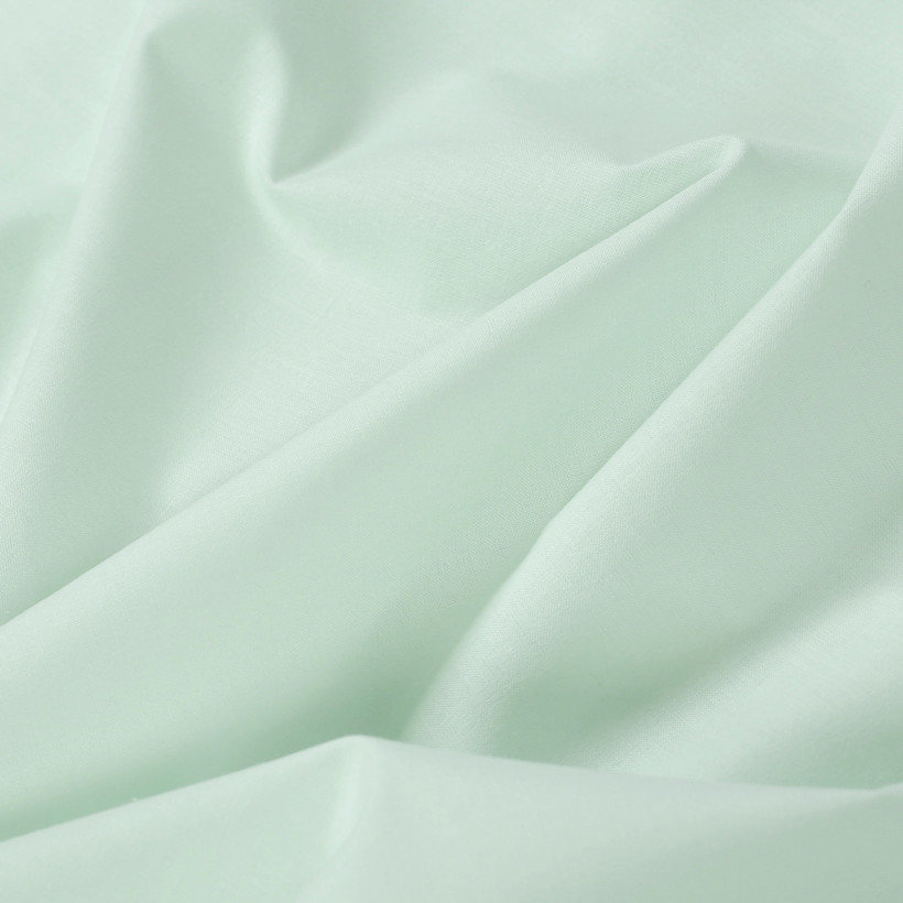 Bavlnená jednofarebná látka - plátno Suzy - svetlo mätová