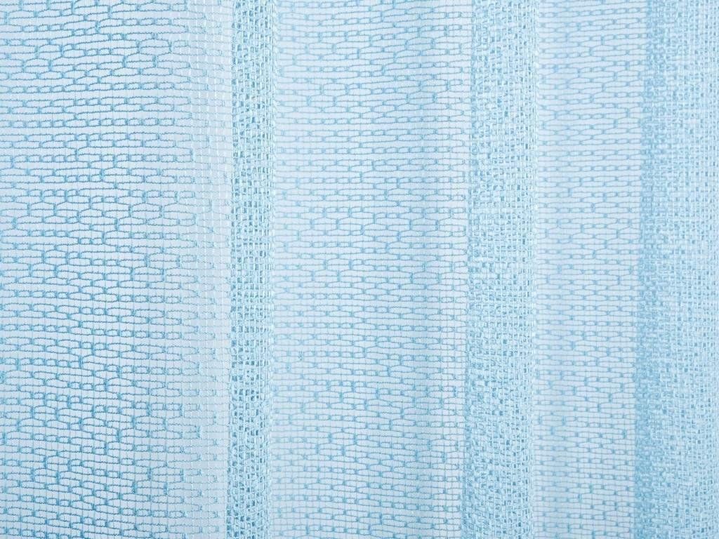 Žakárová záclona - blankytne modrá sieť - metráž