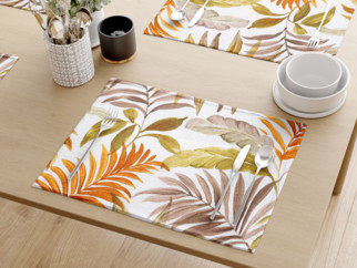Prestieranie na stôl LONETA - farebné palmové listy - sada 2ks