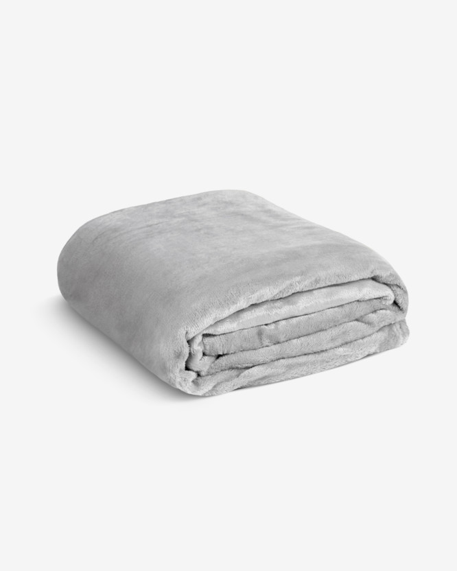 Kvalitná deka z mikrovlákna - svetlo sivá