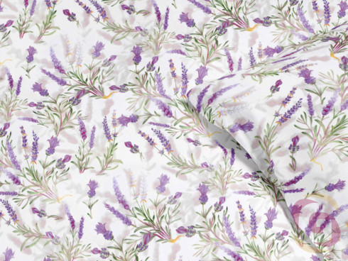 Bavlnené posteľné obliečky - levandule z Provence