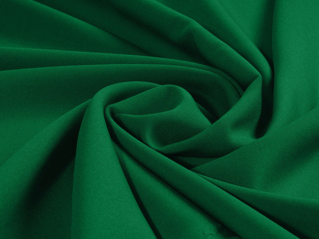 Dekoračná jednofarebná látka Rongo - smaragdovo zelená