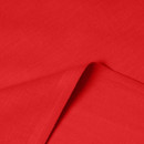 Bavlnená jednofarebná látka - plátno Suzy - červená - šírka 140 cm