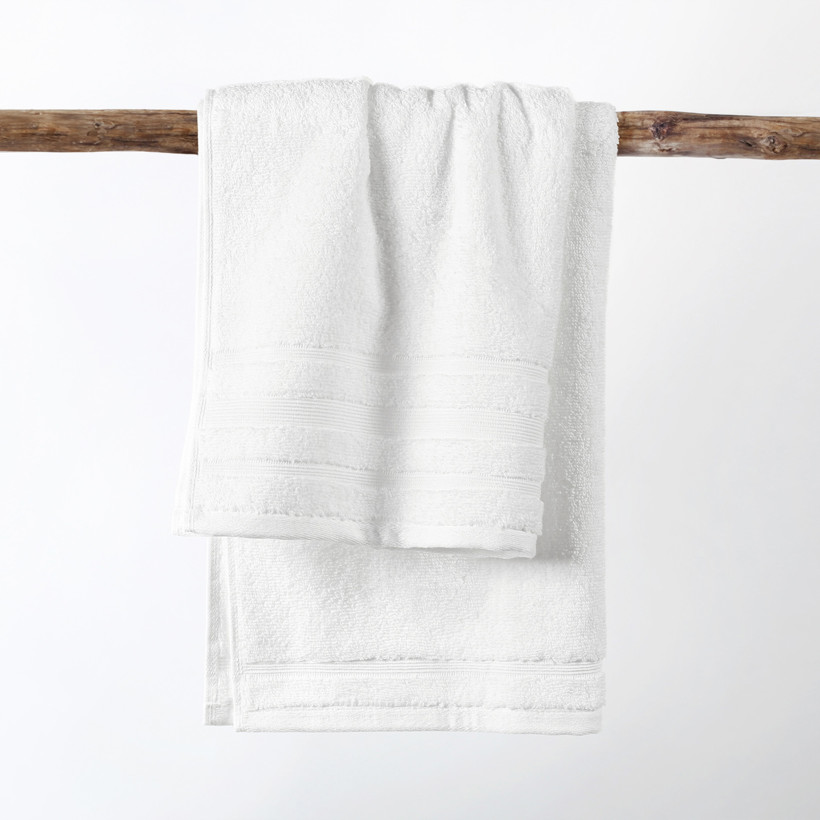 Hebký uterák z organickej bavlny - biely