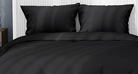Čierna posteľná bielizeň je znakom originality a luxusu