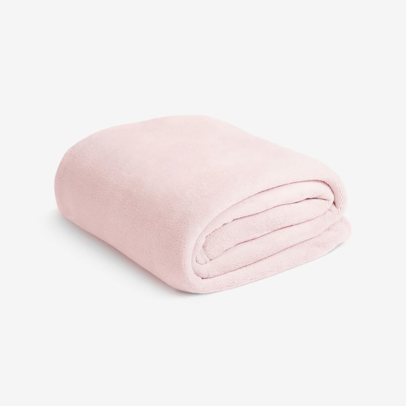 Kvalitná deka z mikrovlákna - svetlo ružová