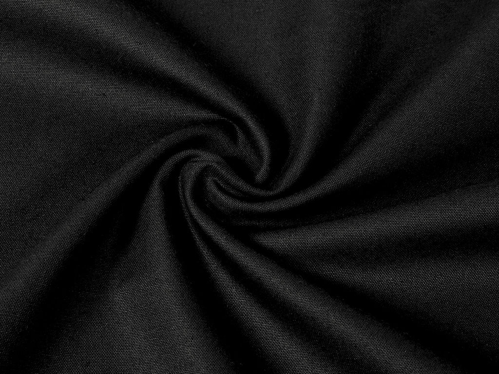 Bavlnená látka Mestral - čierna