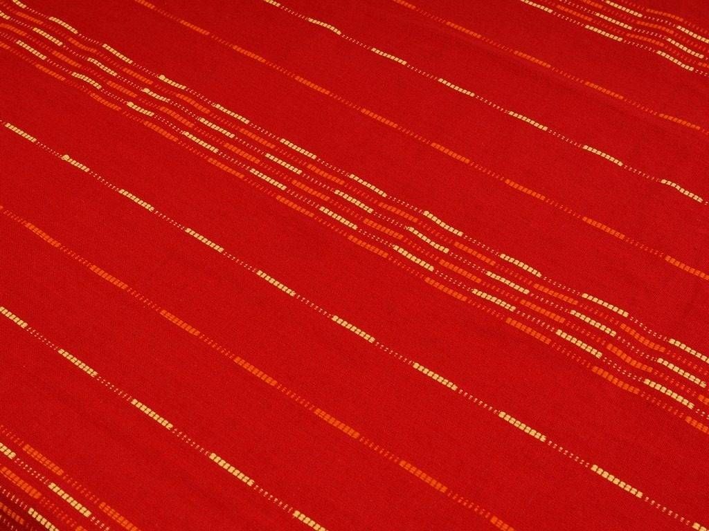 Bavlnená látka - červené pruhy